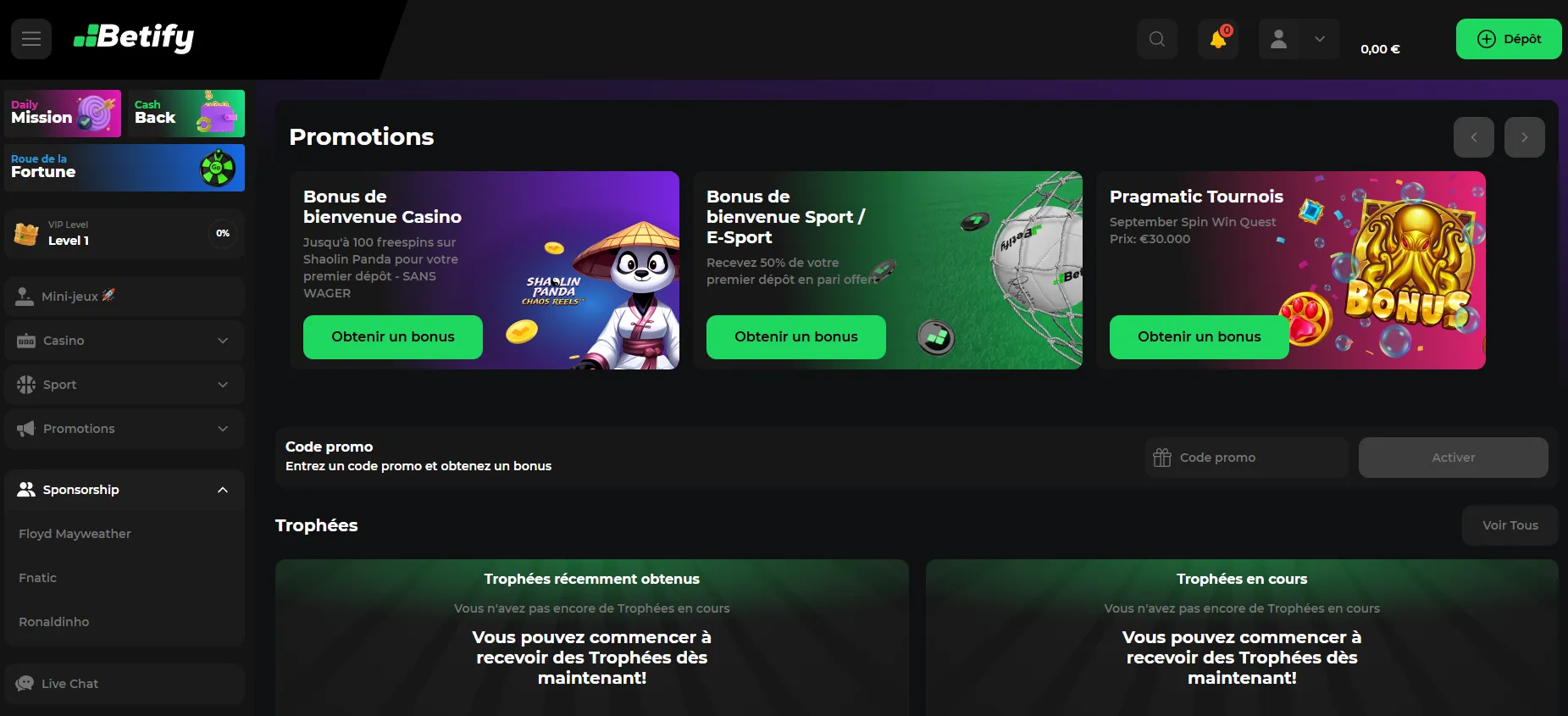 Promotions Betify : comparer les offres et les codes